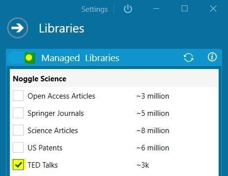 Managed TEDTalks Library