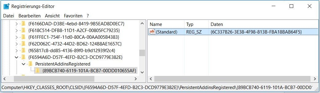 RegEdit PDF Indexing Windows 10 IFilter